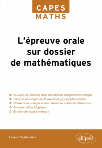 L'épreuve orale sur dossier de mathématiques - Capes MATHS