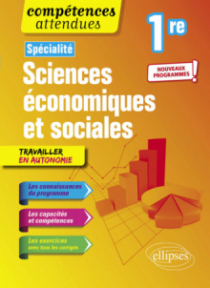 Spécialité Sciences économiques et sociales - Première - nouveaux programmes