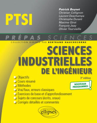Sciences industrielles de l'ingénieur PTSI - Programme 2021 - 3e édition