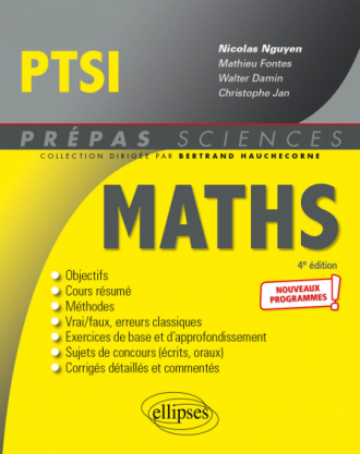 Mathématiques PTSI - Programme 2021 - 4e édition