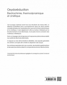 Oxydoréduction - Électrochimie, thermodynamique et cinétique
