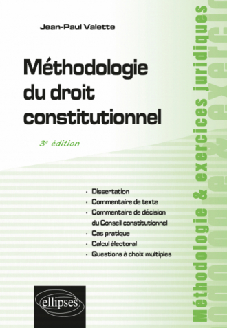 Méthodologie du droit constitutionnel - 3e édition