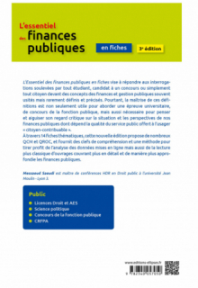 L'essentiel des finances publiques en fiches - 3e édition