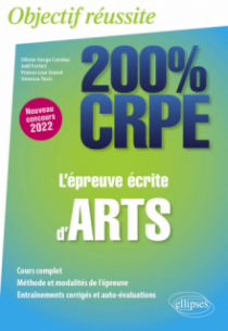 L'épreuve écrite d'arts - CRPE Nouveau concours 2022