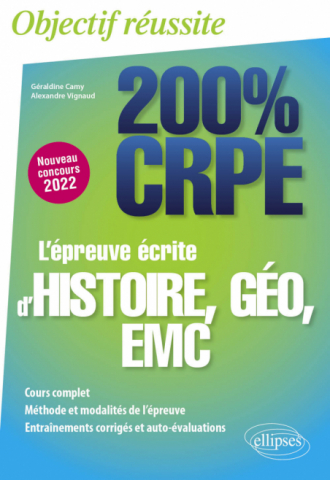 L'épreuve écrite d'histoire, géographie, EMC - CRPE Nouveau concours 2022