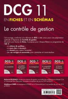 DCG 11 - Le contrôle de gestion en fiches et en schémas
