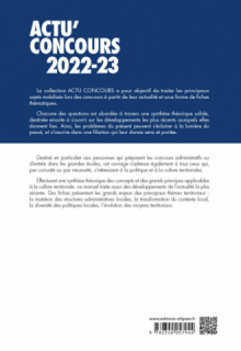 Culture territoriale 2022-2023 - Cours et QCM