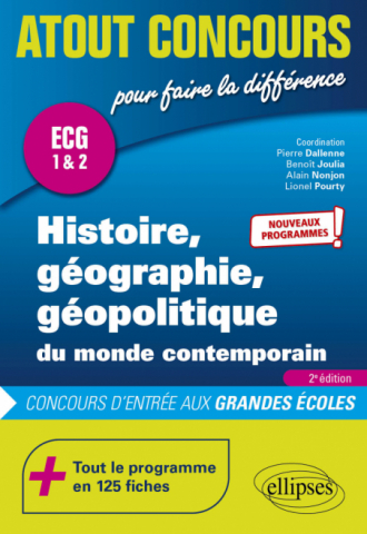 Histoire, géographie, géopolitique du monde contemporain - ECG 1 & 2 - Nouveaux programmes - 2e édition