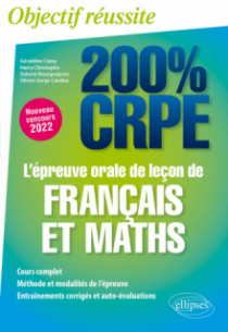 L'épreuve orale de leçon de français et mathématiques - CRPE