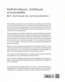 Mathématiques, statistiques et probabilités - BUT « Techniques de commercialisation » - Cours et exercices corrigés