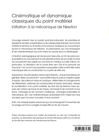 Cinématique et dynamique classiques du point matériel - Initiation à la mécanique de Newton