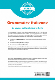 Grammaire italienne - A1/A2 - Un voyage culturel dans la Botte