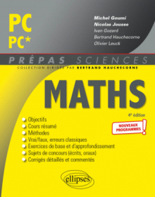 Mathématiques PC/PC* - Programme 2022 - 4e édition