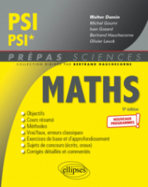 Mathématiques PSI/PSI* - Programme 2022 - 5e édition