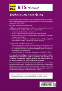 BTS notariat - Techniques notariales - 4e édition