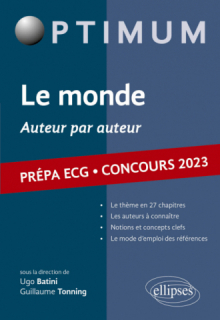 Le monde ECG 2023 - Auteur par auteur - édition 2023