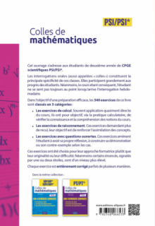Colles de Mathématiques - PSI/PSI* - Programme 2022 - 2e édition