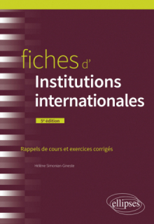 Fiches d'Institutions internationales - 5e édition