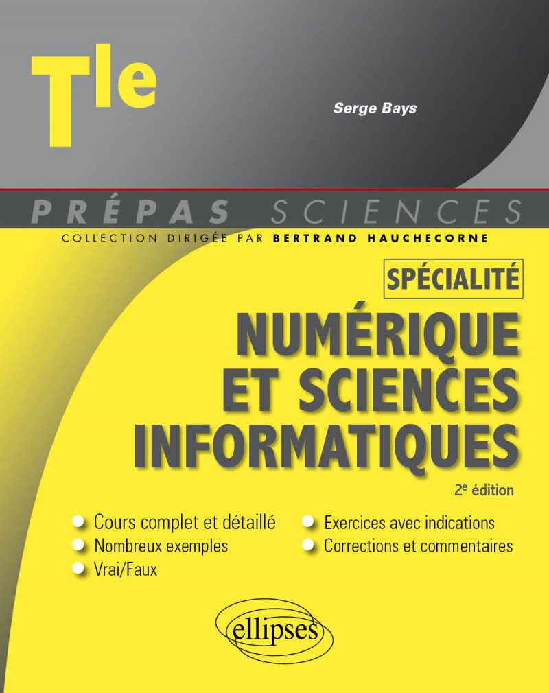 Spécialité Numérique et sciences informatiques - Terminale - 2e édition