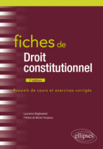 Fiches de droit constitutionnel - À jour au 1er avril 2022 - 7e édition