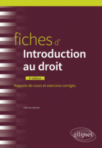 Fiches d'Introduction au droit - Édition augmentée et mise à jour au 1er mai 2022 - 5e édition