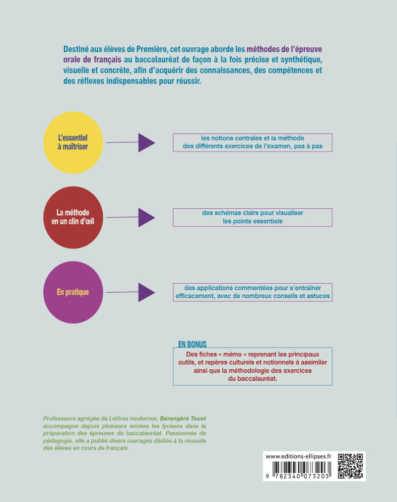 Comment Se Passe L'oral Du Bac De Français www.editions-ellipses.fr