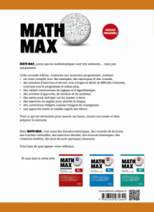 Math Max - Terminale enseignement de spécialité - Cours complet, exercices et devoirs corrigés - 2e édition