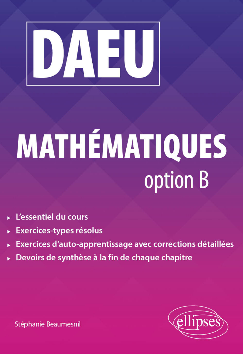 DAEU Mathématiques option B