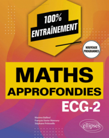Mathématiques approfondies - ECG-2 - Programme 2022