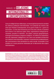 Manuel de relations internationales contemporaines - XXe-XXIe siècles