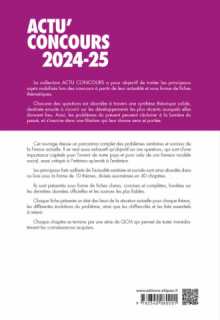 Thèmes sanitaires et sociaux 2024-2025 - Cours et QCM - édition 2024-2025