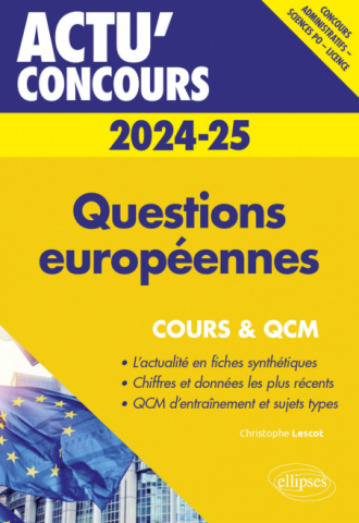 Questions européennes 2024-2025 - Cours et QCM - édition 2024-2025