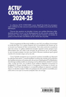 Questions européennes 2024-2025 - Cours et QCM - édition 2024-2025