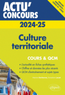 Culture territoriale 2024-2025 - Cours et QCM - édition 2024-2025