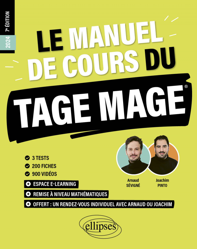  Le manuel de cours du tage mage - - edition 2024 - 3
