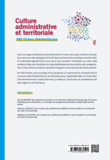 Culture administrative et territoriale - 100 fiches thématiques