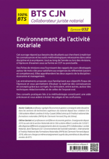 Environnement de l'activité notariale (U32) - BTS collaborateur juriste notarial