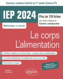 Concours commun IEP 2024 - 1ere année Le corps / L'alimentation