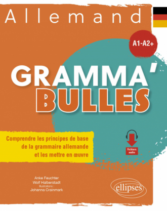 Allemand Gramma'Bulles - Comprendre les principes de base de la grammaire allemande et les mettre en oeuvre. A1-A2+