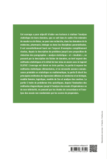 Analyse statistique des données en médecine et dans les sciences de la vie. Méthode pratique basée sur des exemples traités avec XLSTAT
