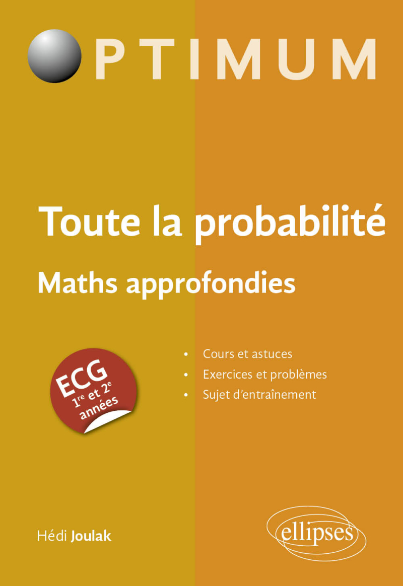 Toute la probabilité - ECG maths approfondies