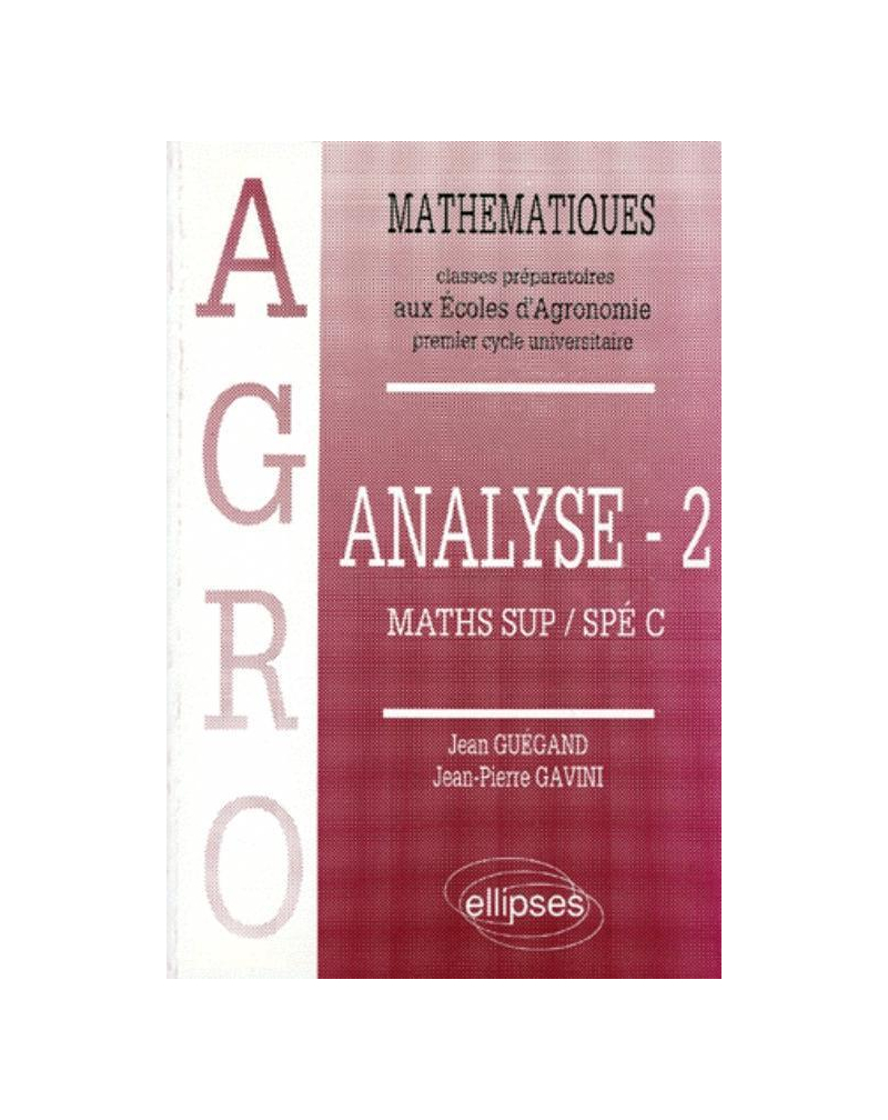 Mathématiques Agro Cours Analyse – 2