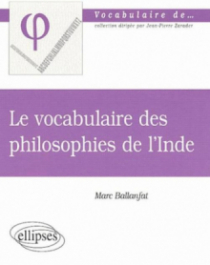 Le vocabulaire des Philosophies de l'Inde