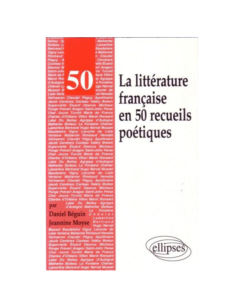 La littérature française en 50 recueils poétiques