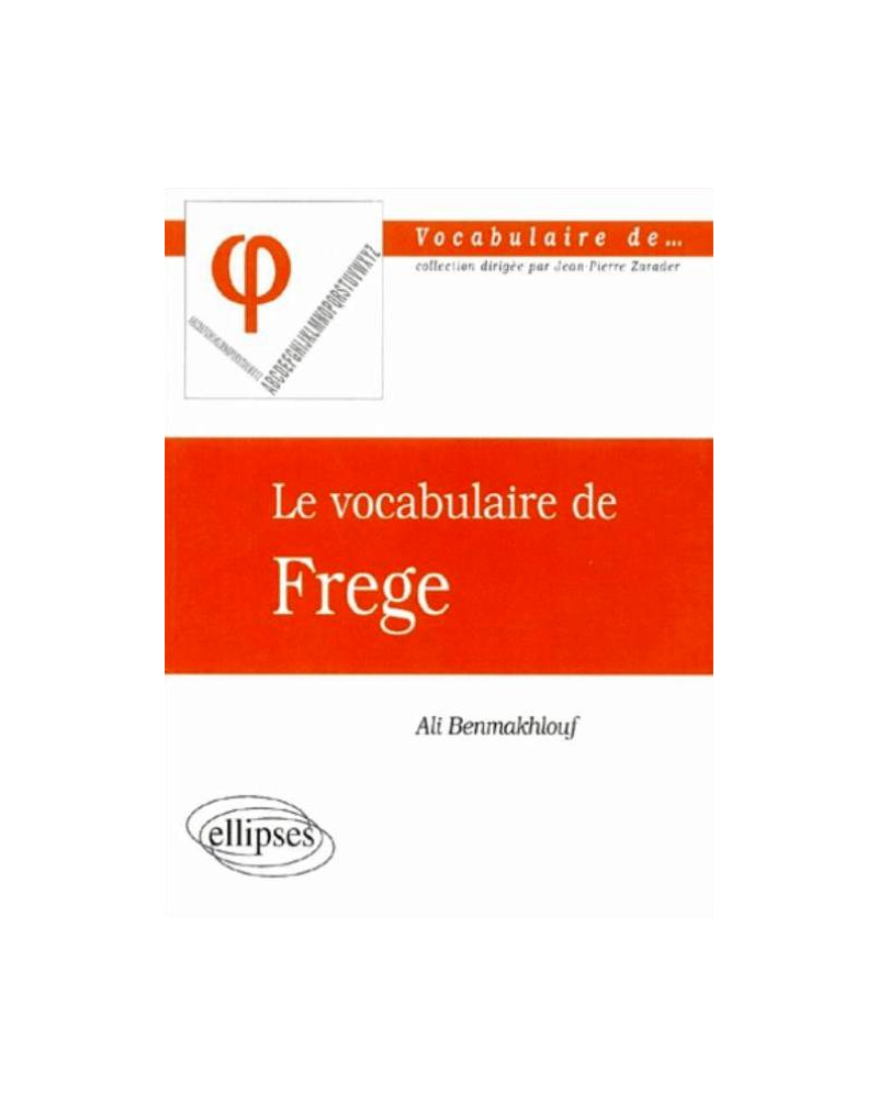 vocabulaire de Frege (Le)