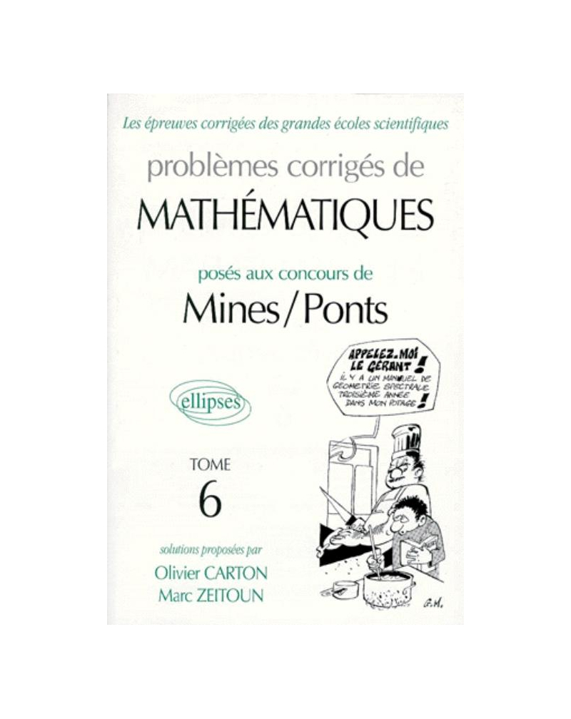 Mathématiques Mines/Ponts 1992-1997 - Tome 6