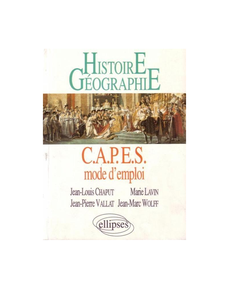 CAPES - Mode d'emploi - Histoire-Géographie