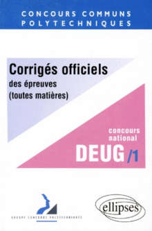 COR.EPREUV.CCOM.ENSI DEUG 1