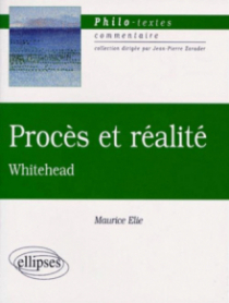 Whitehead, Procès et réalité