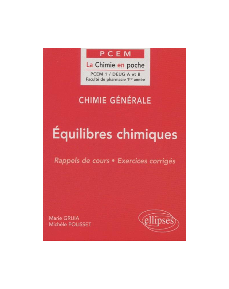 Chimie générale - 3 - Équilibres chimiques